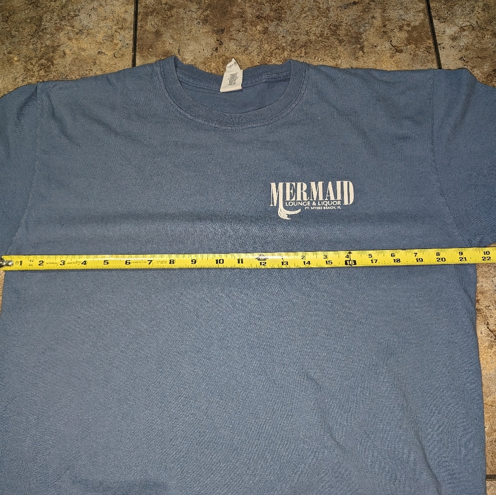 Mermaid Lounge Men's Large Tee Ft Myers Beach Rare Tee - Picture 7 of 7